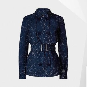 Hunter Double Breast Belt Trench Rain Coat Jacket